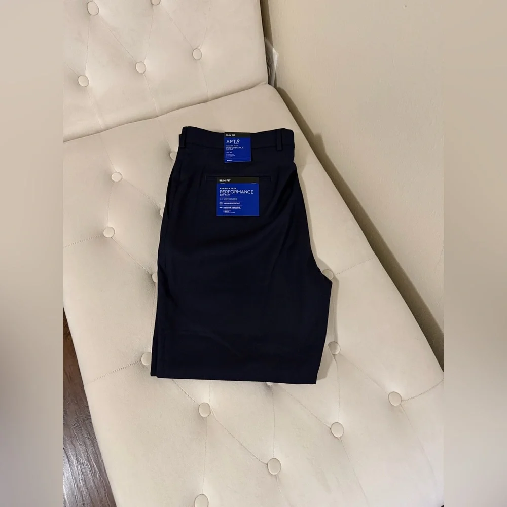 Apt. 9 Navy Blue Dress Pants - Picture 2 of 3
